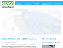 Tablet Screenshot of dav-usc-muenchen.de